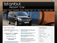 Tablet Screenshot of istanbulairportcar.com